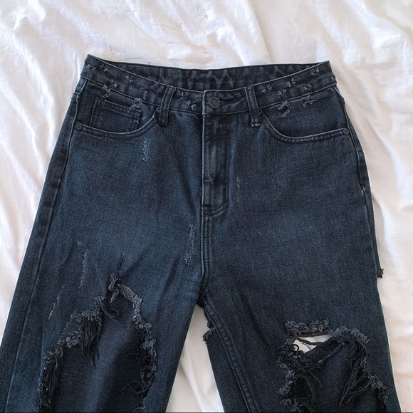 UNIF HIGH WAISTED JEANS - Picture 2 of 5